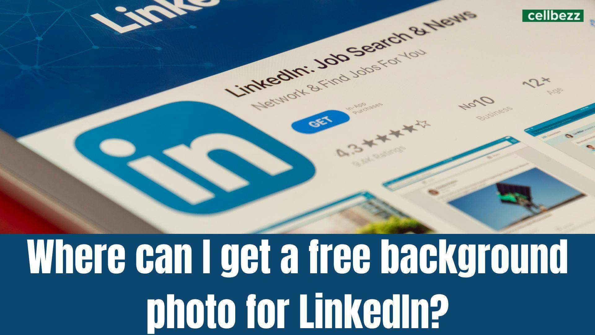 Where can I get a free background photo for LinkedIn? featured image 